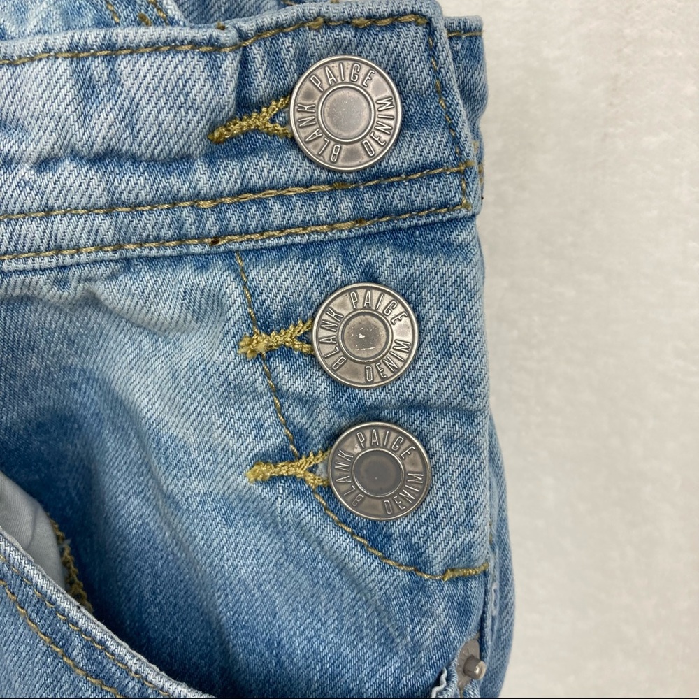 Blank Paige Women’s Distressed Denim Overalls sz Small - Picture 7 of 15